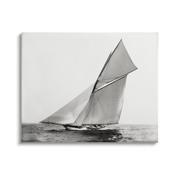 Stupell Industries Majestic Ship Photography Transportation Photography Gallery Wrapped Canvas Art Print Wall Art, 40 x 30