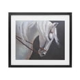thumbnail image 1 of Stupell Industries Transitional Majestic White Mare Black Framed Print Under Glass, 16 x 13, by Jadei Graphics, 1 of 8