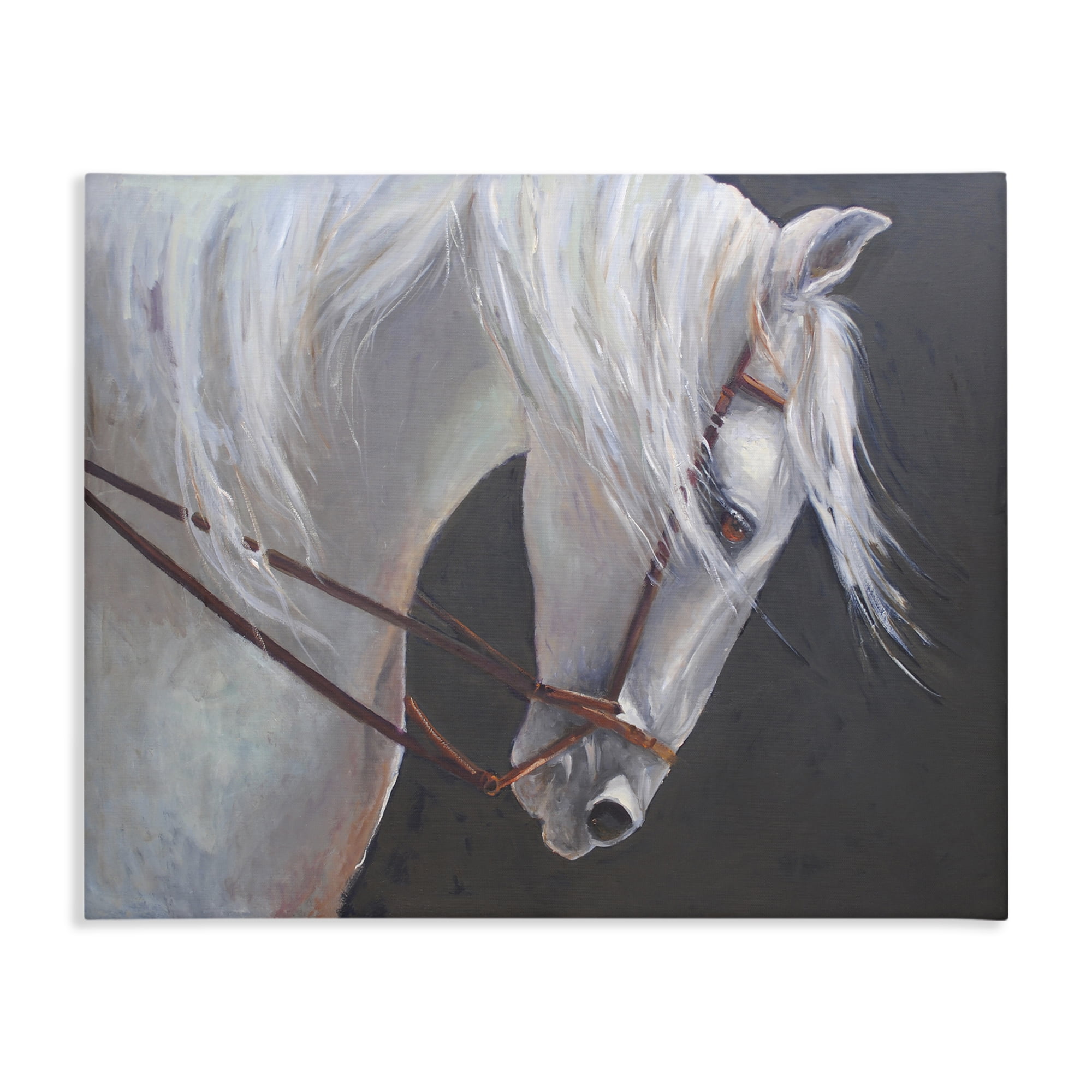 Stupell Industries Majestic White Mare Canvas Wall Art, design by Jadei Graphics