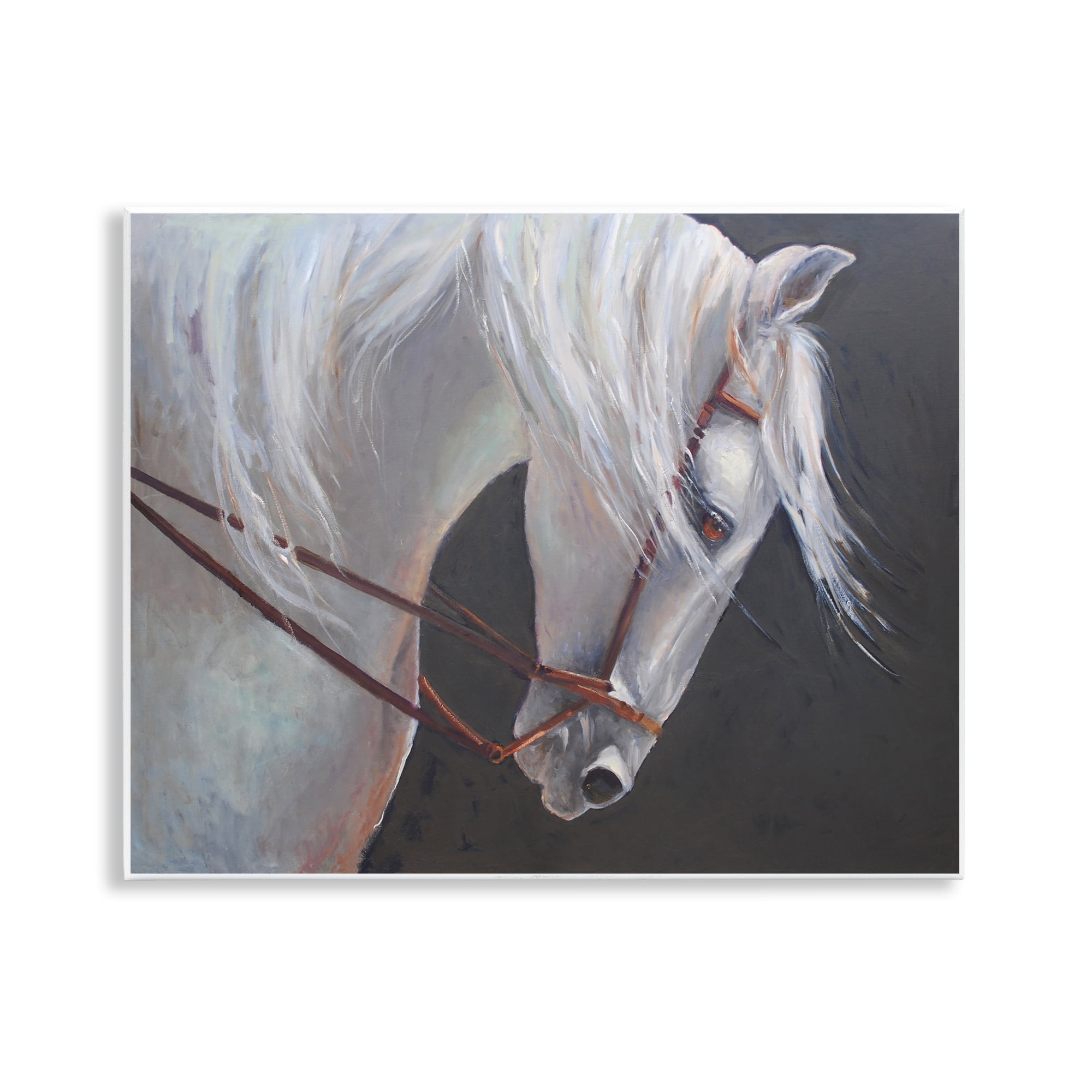Stupell Industries Majestic White Mare Wall Plaque Art, design by Jadei Graphics