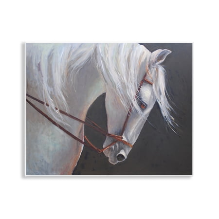 Stupell Industries Majestic White Mare Wall Plaque Art, design by Jadei Graphics