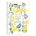 thumbnail image 1 of Stupell Industries Make Lemonade Kitchen Phrase Food & Beverage Painting Unframed Art Print Wall Art, 10 x 15, 1 of 7