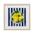 thumbnail image 1 of Stupell Industries Make Lemonade on Stripes Birch Framed Print Under Glass design by Lori Mosley, 13 x 13, 1 of 10