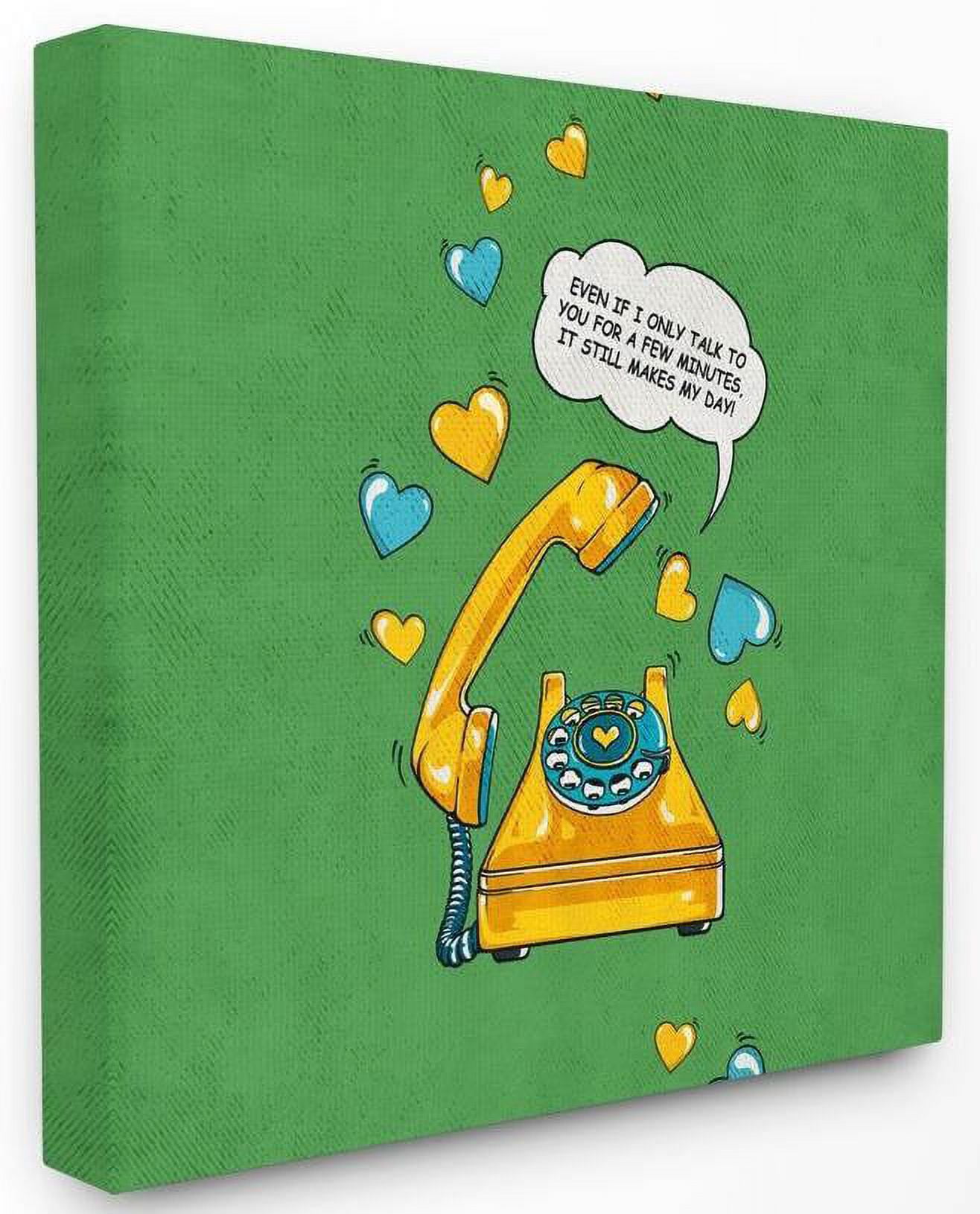 Stupell Industries Make My Day Inspirational Vintage Comic Book Design Canvas Wall Art by Ester Kay