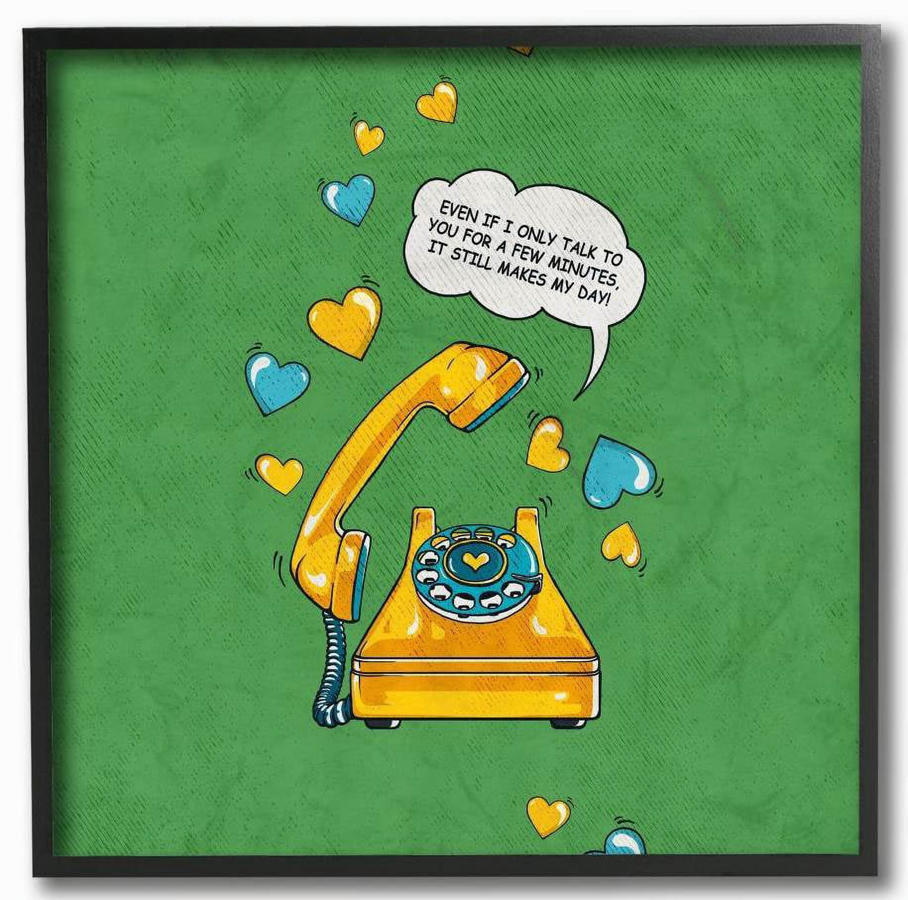 Stupell Industries Make My Day Inspirational Vintage Comic Book Design Framed Wall Art by Ester Kay