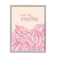 thumbnail image 1 of Stupell Industries Make Today Amazing Sentiment Pink Fern Leaves, 16 x 20, Designed by Heather McLaughlin, 1 of 7