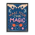 thumbnail image 1 of Stupell Industries Make Your Magic Phrase Fashion Hands and Constellations Typography Painting Black Framed Art Print Wall Art, 24 x 30, 1 of 7