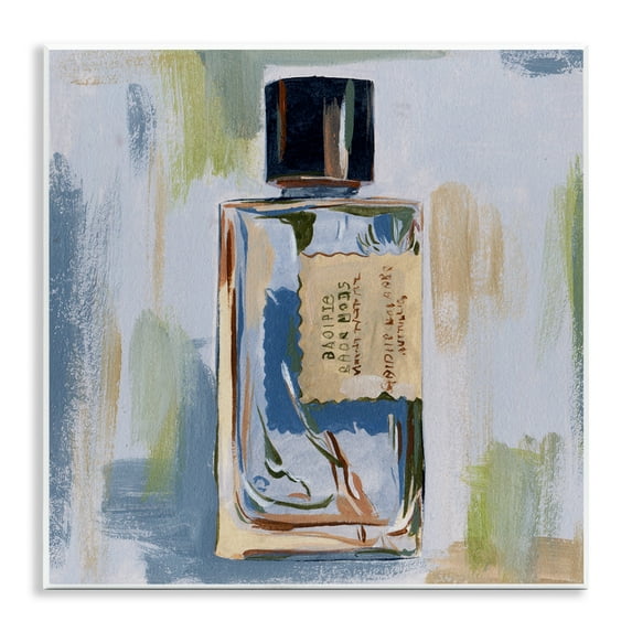 Stupell Industries Makeup Bottle Paint Strokes Fashion Painting Unframed Art Print Wall Art, 12 x 12