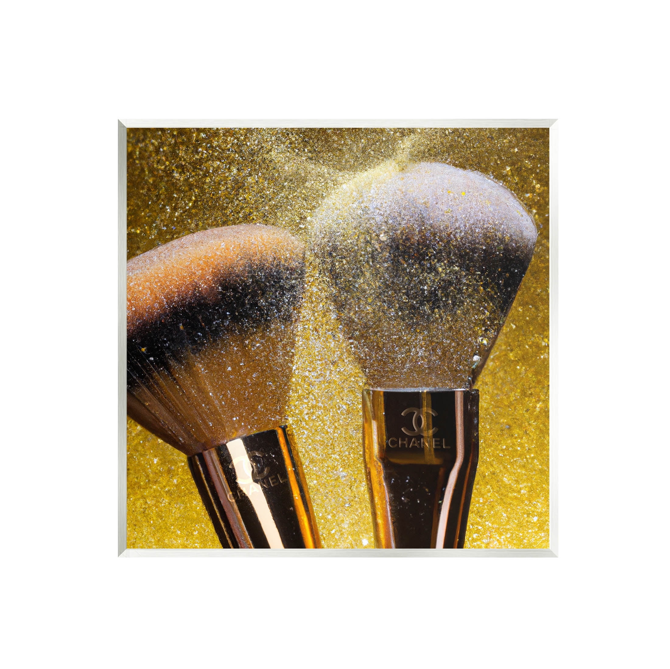 Stupell Industries Makeup Brush Glam Glimmer Graphic Art Unframed Art Print Wall Art, Design by Ziwei Li