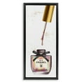 thumbnail image 1 of Stupell Industries Makeup Nail Polish Brush Rainbow & Gold Beauty & Fashion Painting Black Floater Framed Canvas Art Print Wall Art, 11 x 25, 1 of 9