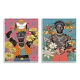 thumbnail image 1 of Stupell Industries Male Figures with Florals over Geometric Patterns Designed by Sangita Bachelet, 1 of 5