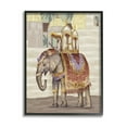 thumbnail image 1 of Stupell Industries Man Riding Elephant Islamic Inspired Architecture,16 x 20,Designed by Ziwei Li, 1 of 7