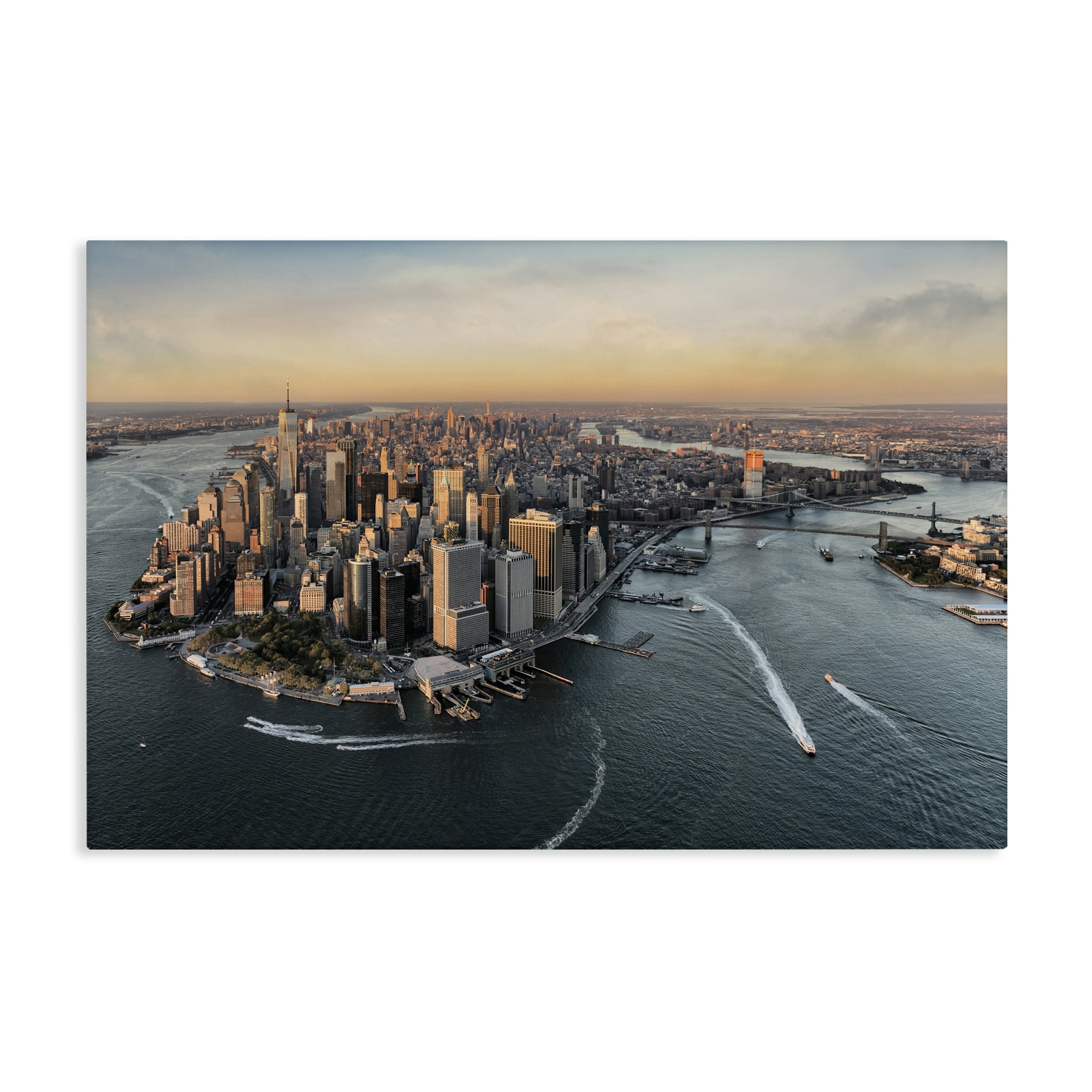 Stupell Industries Manhattan From Above Canvas Wall Art, design by Scott Stulberg