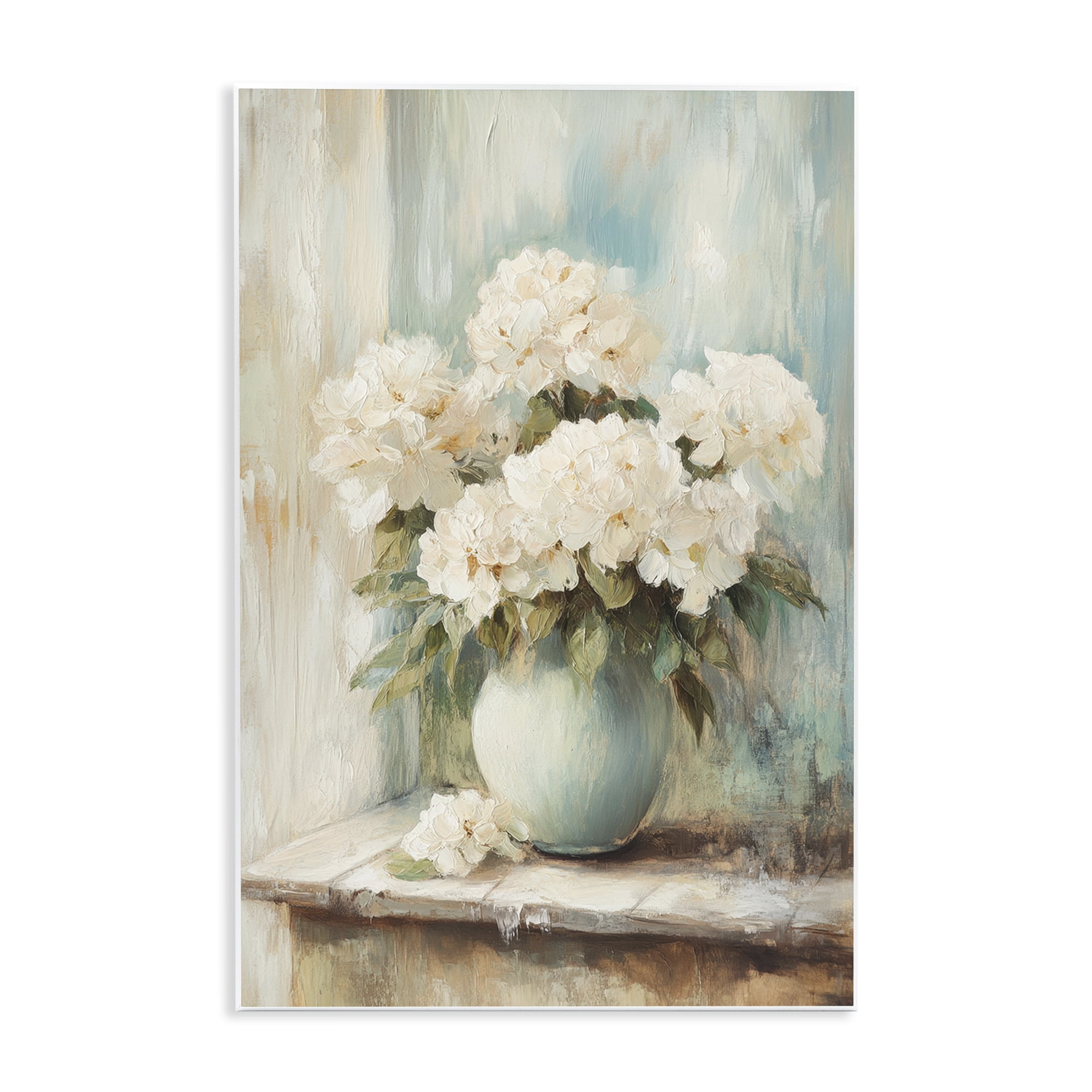 Stupell Industries Mantle Arrangement of Soft Blossoms Wall Plaque Art, design by Petal Prints Design