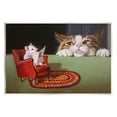 thumbnail image 1 of Stupell Industries Manx Cat Watching Mouse Animals & Insects Painting Unframed Art Print Wall Art, 15 x 10, 1 of 6