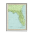 thumbnail image 1 of Stupell Industries Map Of Florida Classical State Border Grey Framed, 16 x 20, Design by Daphne Polselli, 1 of 7