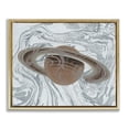 thumbnail image 1 of Stupell Industries Marble Pattern Planet Astrology & Stars Painting Gold Floater Framed Canvas Art Print Wall Art, 21 x 17, 1 of 10