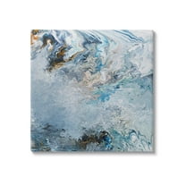 Stupell Industries Marbled Wavy Abstract Pattern Graphic Art Gallery Wrapped Canvas Print Wall Art, Design by Ruth Fromstein