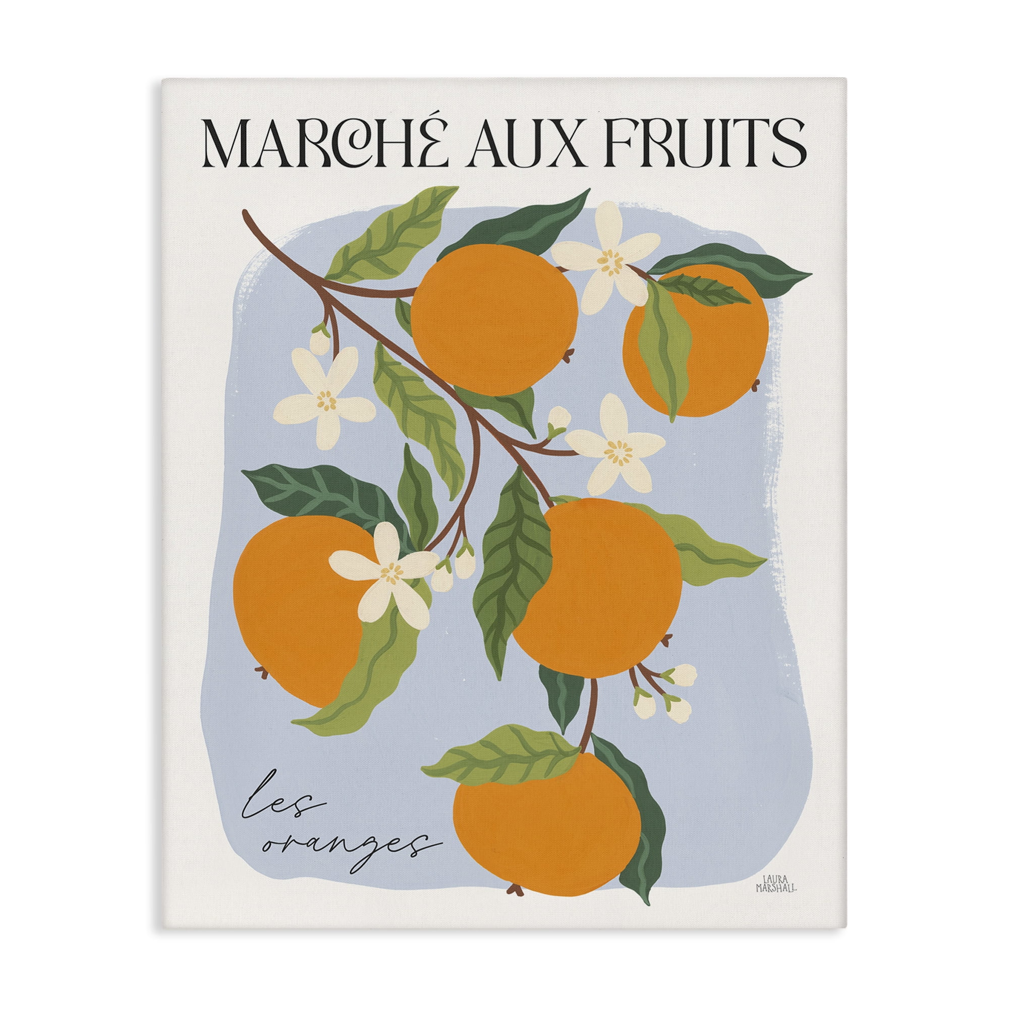 Stupell Industries Marche Aux Oranges Food & Beverage Painting Gallery Wrapped Canvas Art Print Wall Art, 36 x 48
