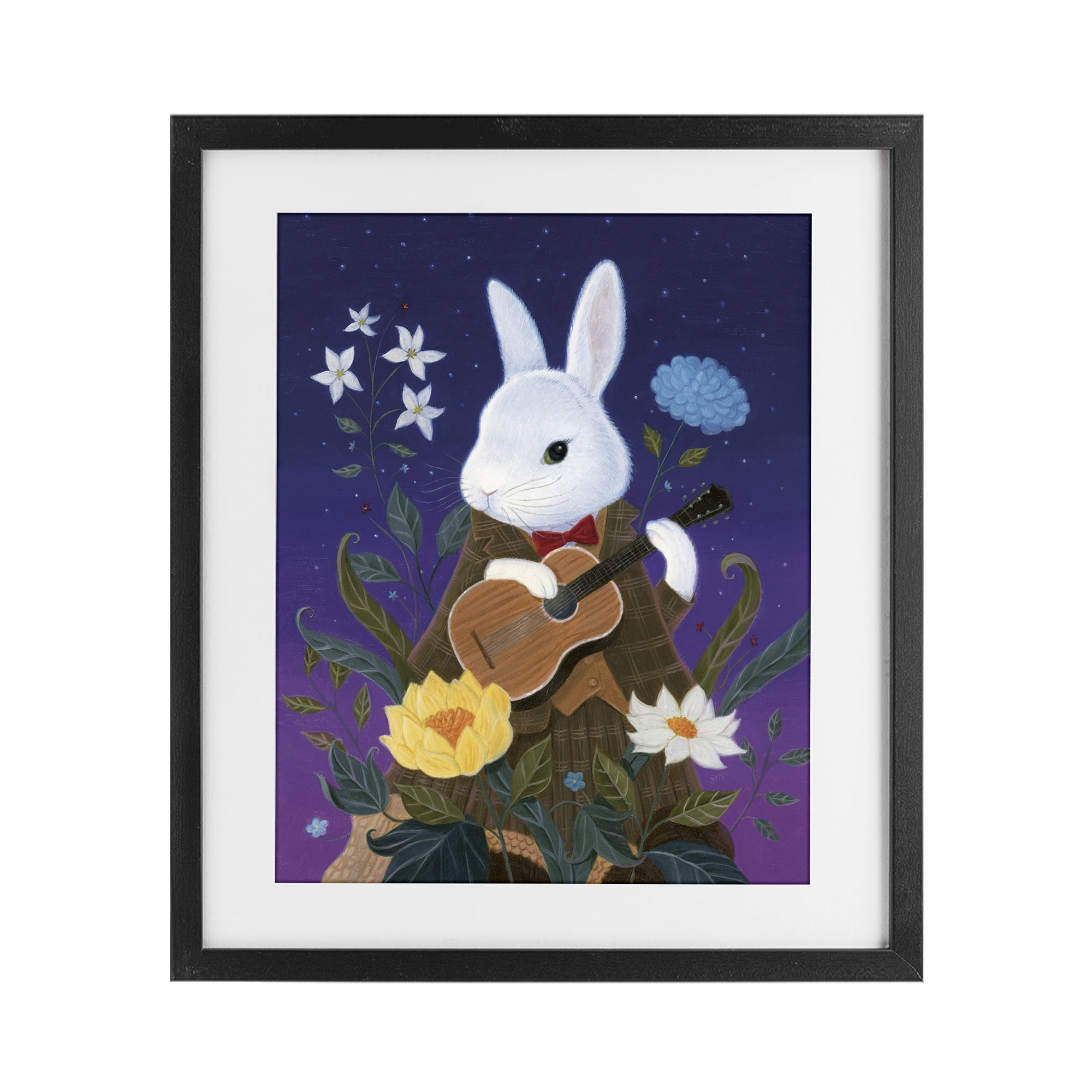 Stupell Industries Maria Von Carrot Black Framed Print Under Glass, design by Gina Matarazzo