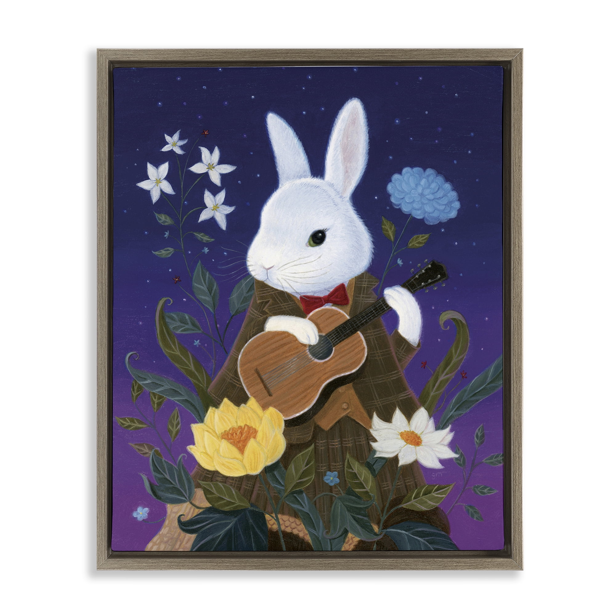 Stupell Industries Maria Von Carrot Brown Framed Floater Canvas Wall Art, design by Gina Matarazzo