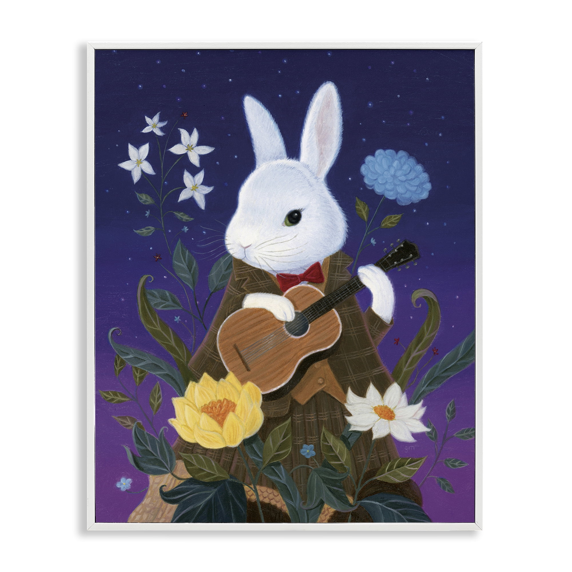Stupell Industries Maria Von Carrot White Framed Giclee Art, design by Gina Matarazzo