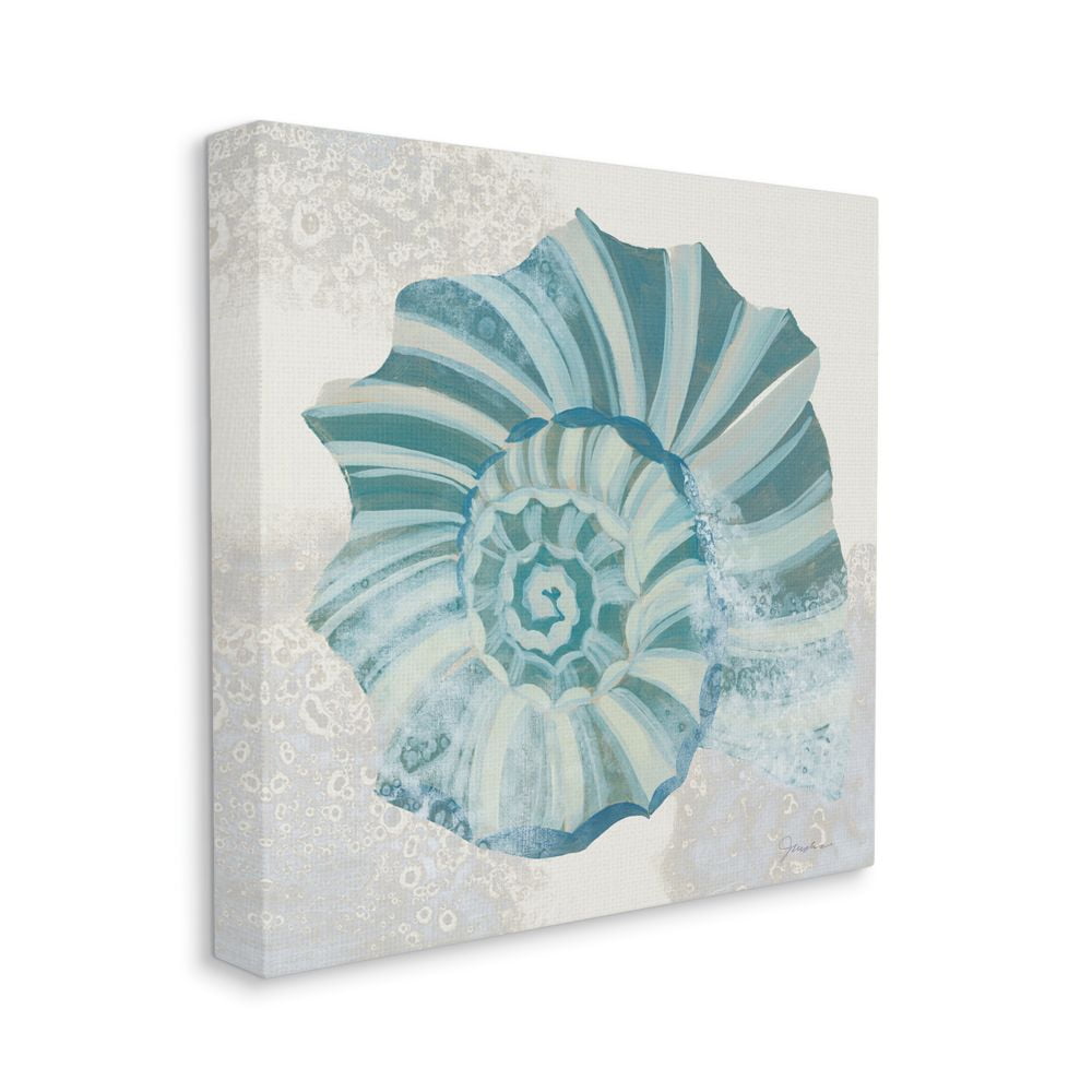 Stupell Industries Marine Nautilus Shell Beach Ocean Animal Painting Designed by Third and Wall