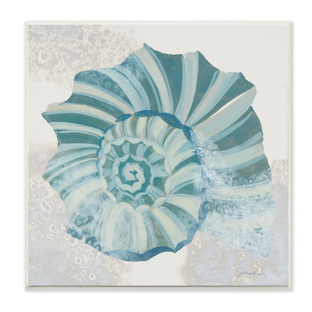 Stupell Industries Marine Nautilus Shell Beach Ocean Animal Painting Designed by Third and Wall