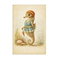 thumbnail image 1 of Stupell Industries Eclectic Maritime Bathing Society Seahorse Canvas Art, 16 x 24, by Grotto Studios, 1 of 8