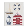 thumbnail image 1 of Stupell Industries Maritime Beach Items Nautical & Beach Painting Wrapped Canvas Art Print Wall Art, 36 x 48, 1 of 8
