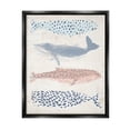 thumbnail image 1 of Stupell Industries Maritime Patterned Whales Animals & Insects Painting Black Floater Framed Canvas Art Print Wall Art, 25 x 31, 1 of 10