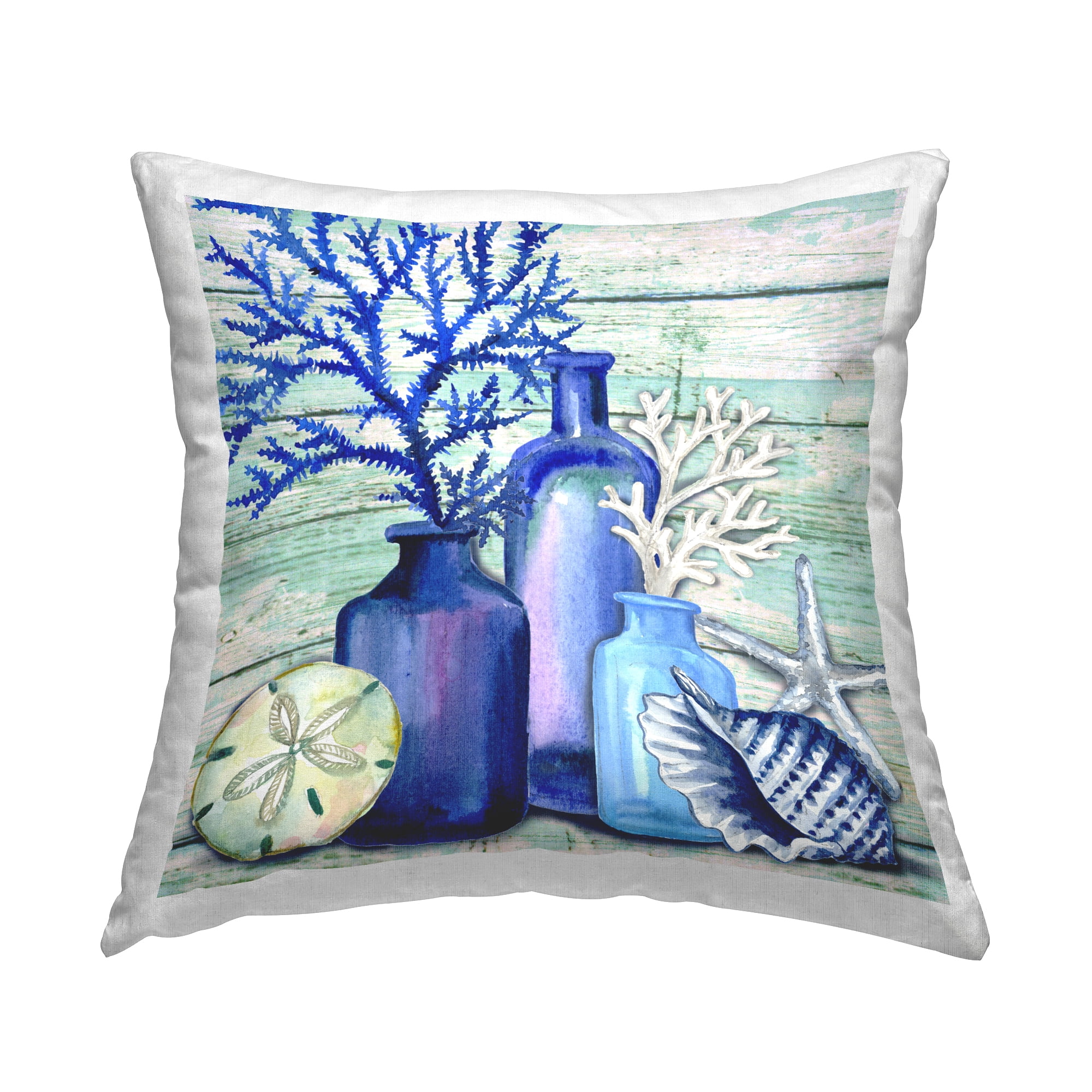 Stupell Industries Maritime Still Life Decorative Printed Throw Pillow, 18 x 18