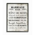 thumbnail image 1 of Stupell Industries Marriage Rules Home Family Inspirational Word Textured Design Framed Giclee Texturized Art by Daphne Polselli, 1 of 8