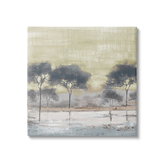 Stupell Industries Marshland Trees Water Surface Reflection Nature Scene Painting Gallery Wrapped Canvas Print Wall Art, Design by Liz Jardine