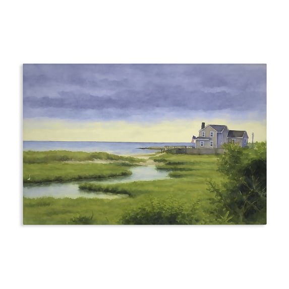 Stupell Industries Coastal Marshside Serenity on Cape Canvas Art, 24 x 16, by Grotto Studios