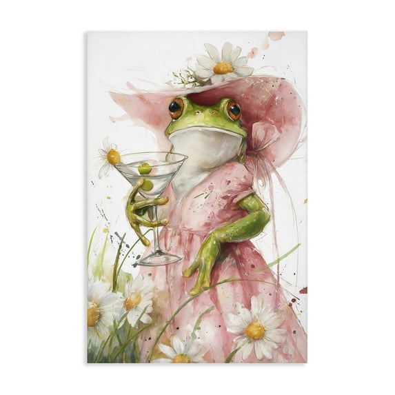 Stupell Industries Eclectic Martini Hoppy Hour Canvas Art, 16 x 24, by Tina LeCour