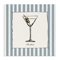 thumbnail image 1 of Stupell Industries Contemporary Martini Summer Stripes Canvas Art, 24 x 24, by Susan Jill, 1 of 8