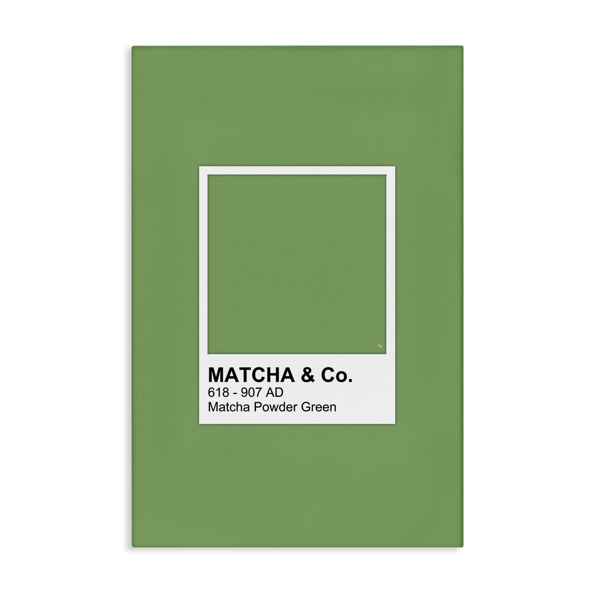 Stupell Industries Matcha Powder Green Shade Canvas Wall Art, design by Martina Pavlova