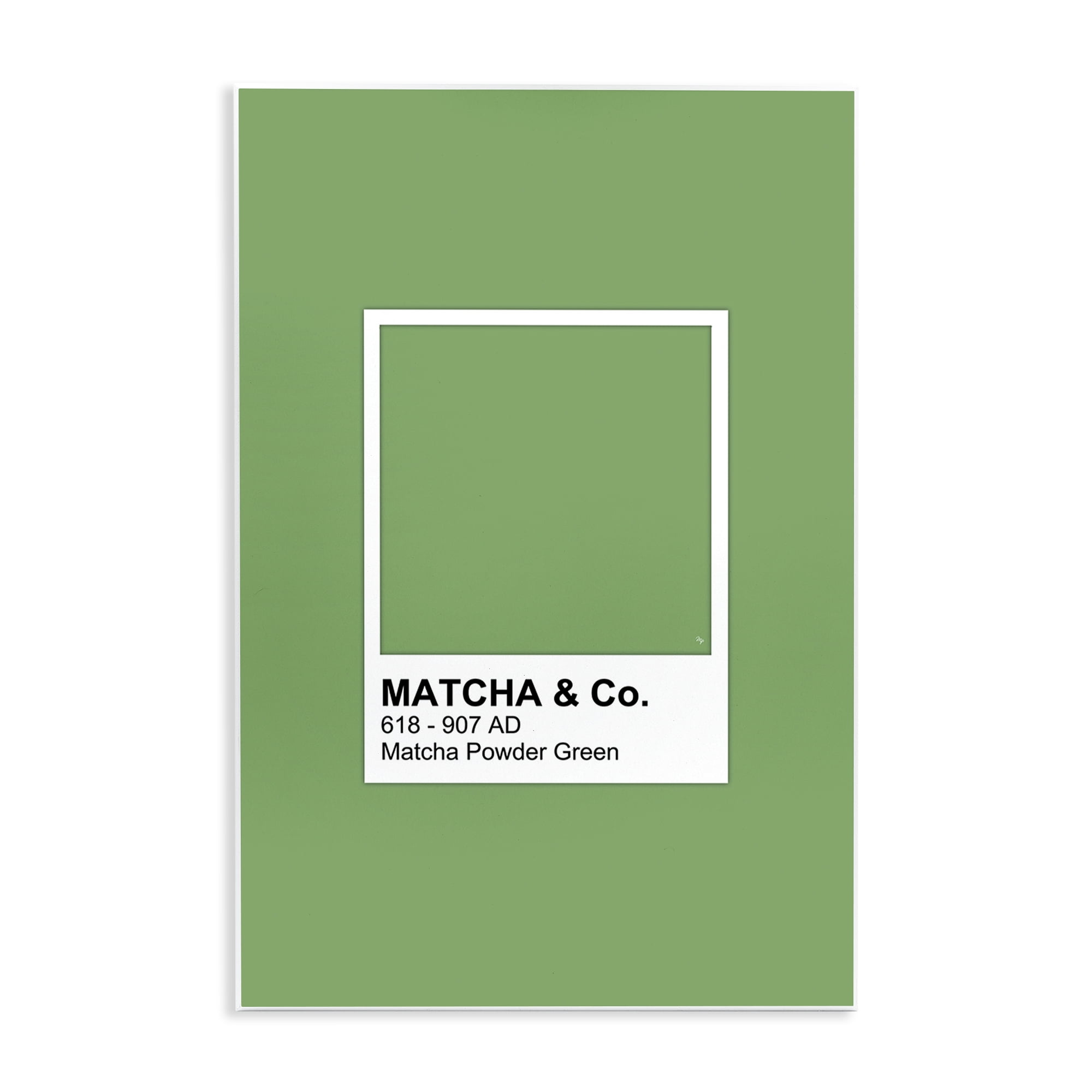 Stupell Industries Matcha Powder Green Shade Wall Plaque Art, design by Martina Pavlova