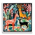 thumbnail image 1 of Stupell Industries Matisse Inspired Wildlife Animals & Insects Painting White Framed Art Print Wall Art, 17 x 17, 1 of 9