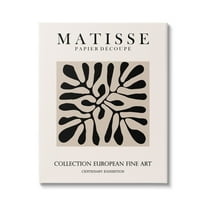 Stupell Industries Matisse Leaves Foliage Abstract Silhouette Exhibition Design Canvas Wall Art, 16 x 20, Design by Ros Ruseva