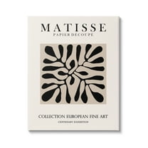 Stupell Industries Matisse Leaves Foliage Abstract Silhouette Exhibition Design Canvas Wall Art, 24 x 30, Design by Ros Ruseva