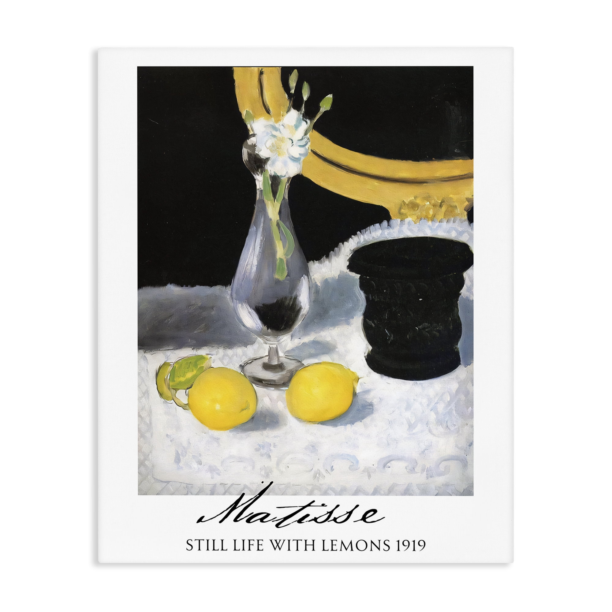 Stupell Industries Matisse Still Life Lemons Canvas Wall Art, design by Vintage Hustle