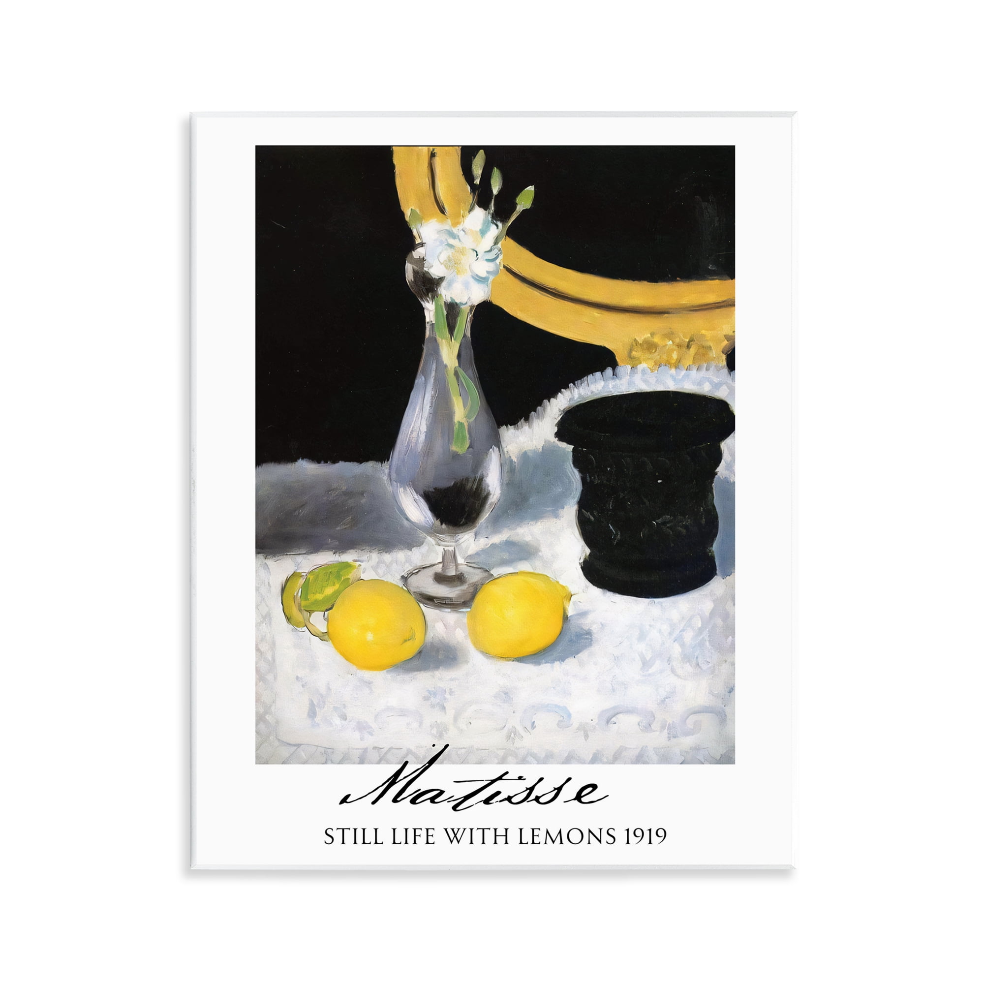 Stupell Industries Matisse Still Life Lemons Wall Plaque Art, design by Vintage Hustle