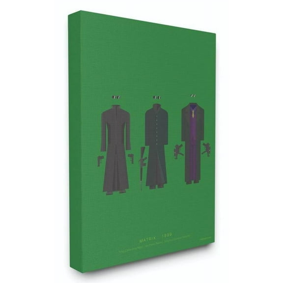 Stupell Industries Matrix Famous People Characters Fashion Design Canvas Wall Art by Fred Birchal