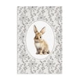 thumbnail image 1 of Stupell Industries Shabby Chic Mauve Botanical Bunny Canvas Art, 24 x 36, by Ink Drop Loft, 1 of 8