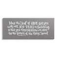 thumbnail image 1 of Stupell Industries May God of Hope Motivational Faith Phrase Romans 15:13, 40 x 17, Design by Imperfect Dust, 1 of 5