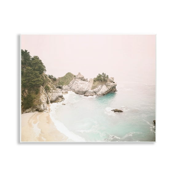 Stupell Industries McWays Falls Seascape Nautical & Beach Photography Unframed Art Print Wall Art, 14 x 11