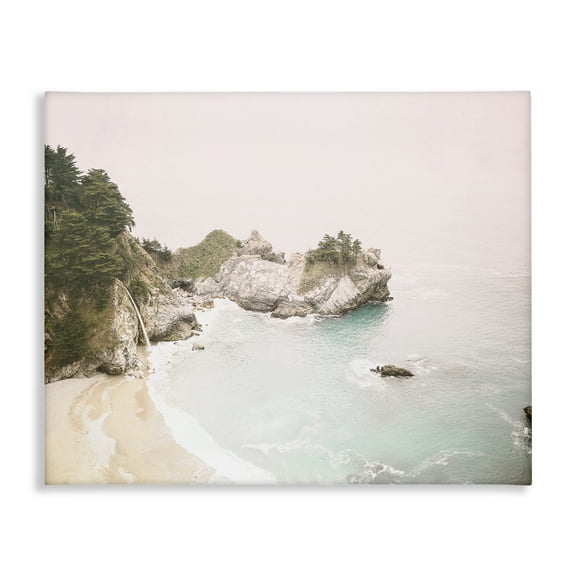 Stupell Industries McWays Falls Seascape Nautical & Beach Photography Wrapped Canvas Art Print Wall Art, 20 x 16