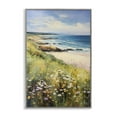 thumbnail image 1 of Stupell Industries Meadow Beside Beach Landscape Painting Gray Framed Art Print Wall Art, 12 x 18, 1 of 10